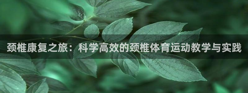 球客岛：颈椎康复之旅：科学高效的颈椎体育运动教学与实践